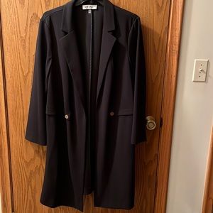 Black Long Blazer